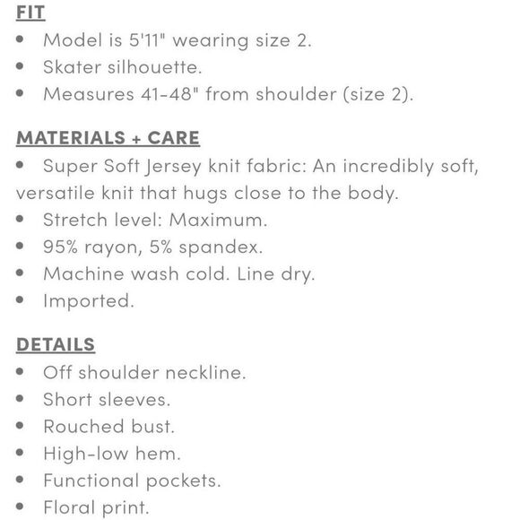 Torrid Women's Plus Size Mini Soft Off-Shoulder Skater Floral Dress - Picture 5 of 5